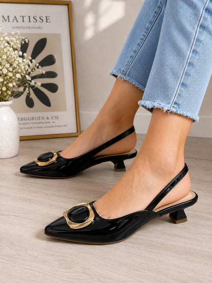 Zapatilla Évora | Tacón Bajo Elegante para Mujer