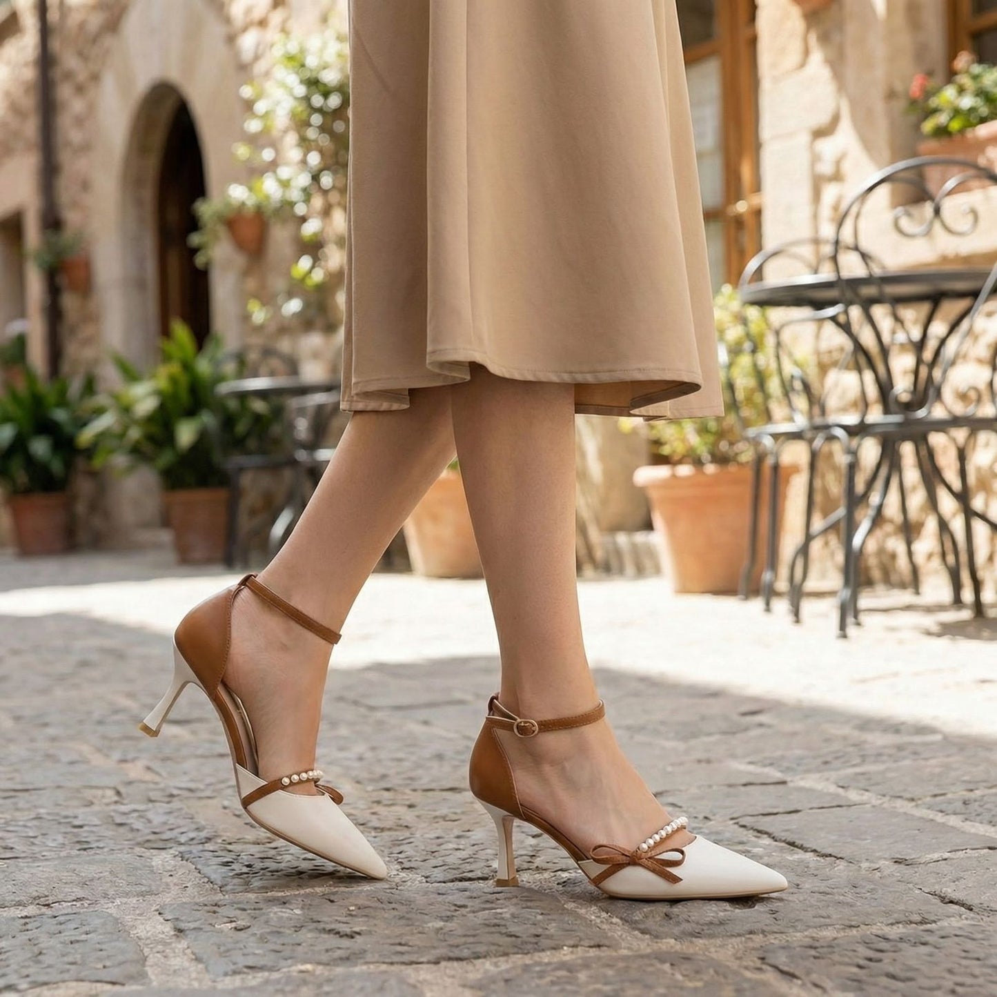 Dolce Perla® | Zapatos elegantes para mujer con detalle perlado