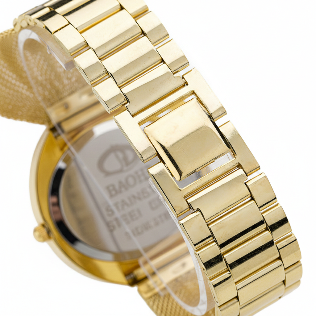 Reloj Femenino Aurea Glam Dorado